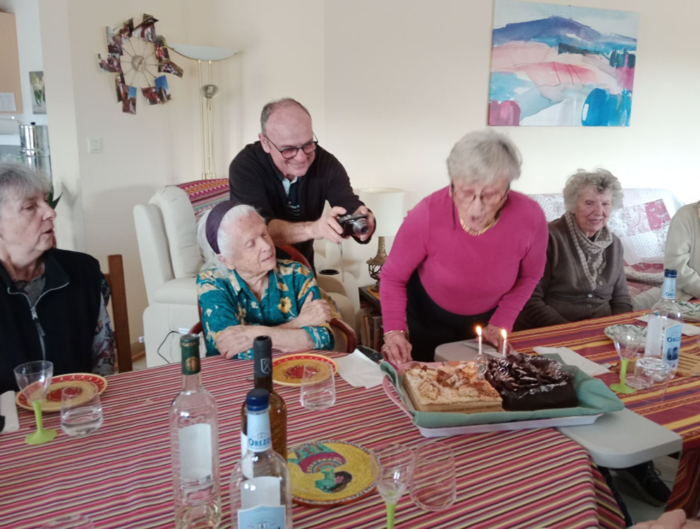 Bien sûr sans oublier l'ainée du groupe qui a fêté ses 86 ans